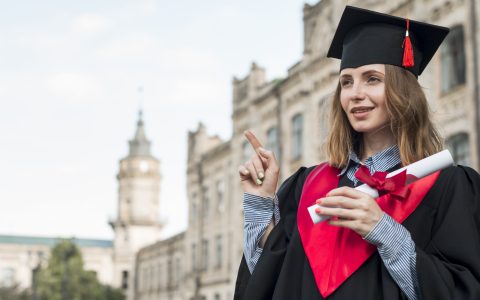 graduation-concept-with-portrait-happy-girl